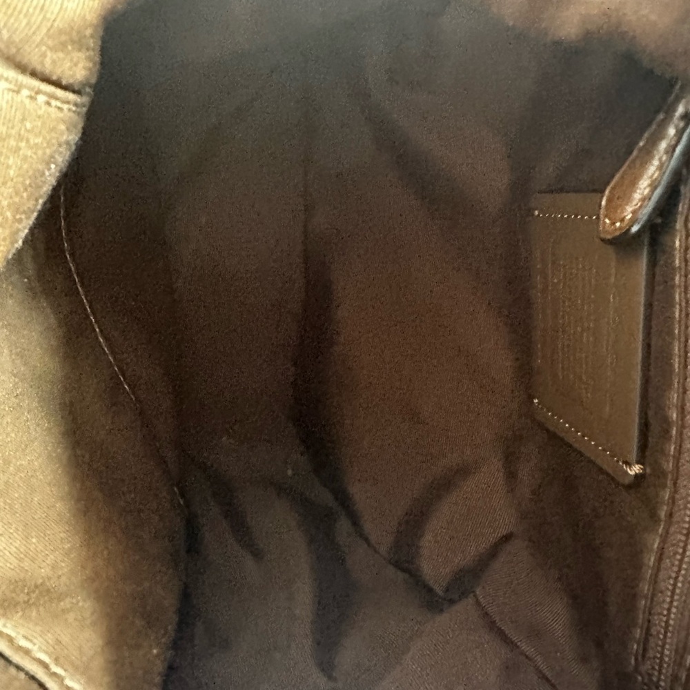 Mini coach Charlie Backpack Bag In Pebble Leather Saddle - Picture 4 of 13
